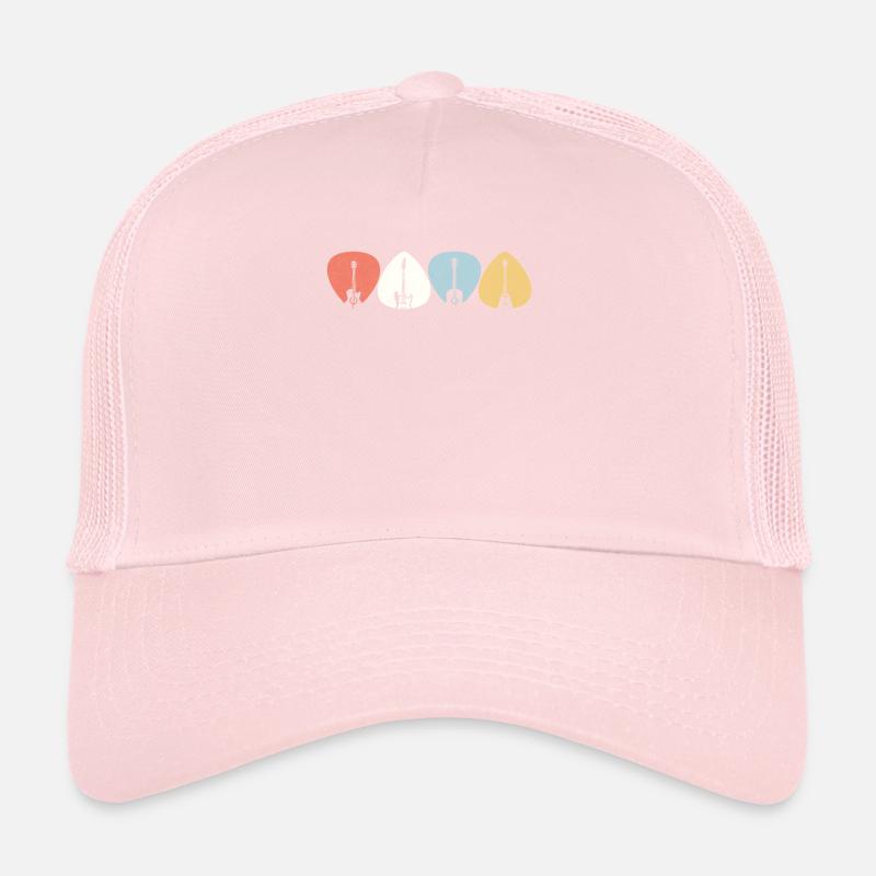 Guitare plectre rock Casquette trucker 