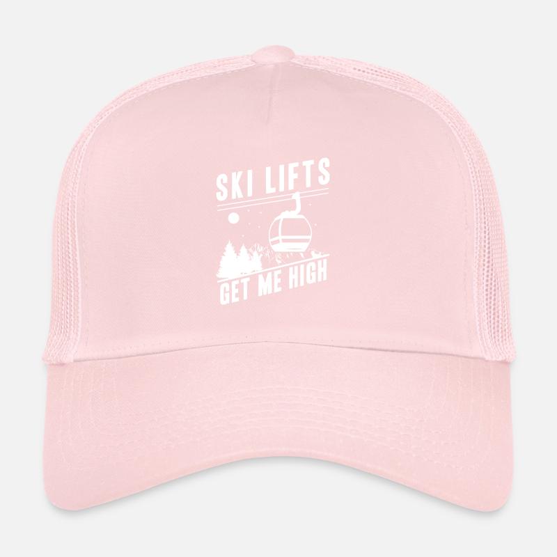 Remontées mécaniques Snowboad Ski Vacation Casquette trucker 