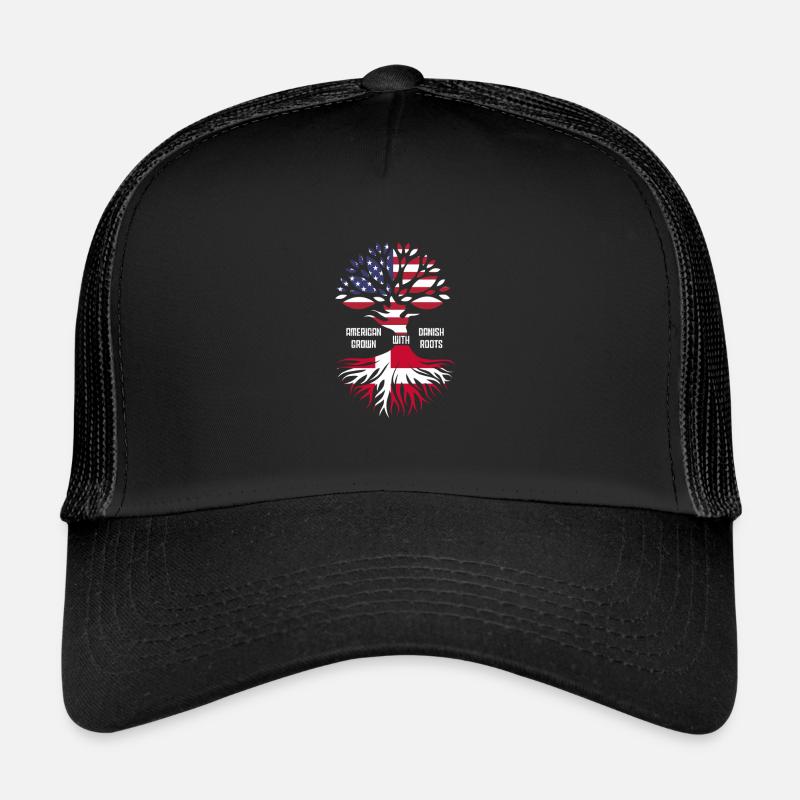 Danemark - Casquette trucker  - noir/noir