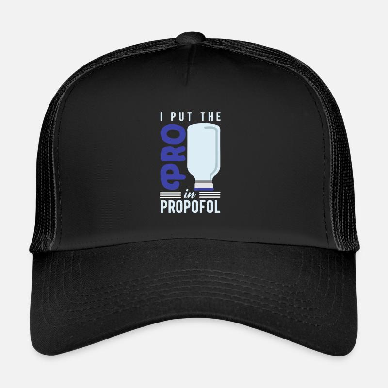 chimie - Casquette trucker  - noir/noir