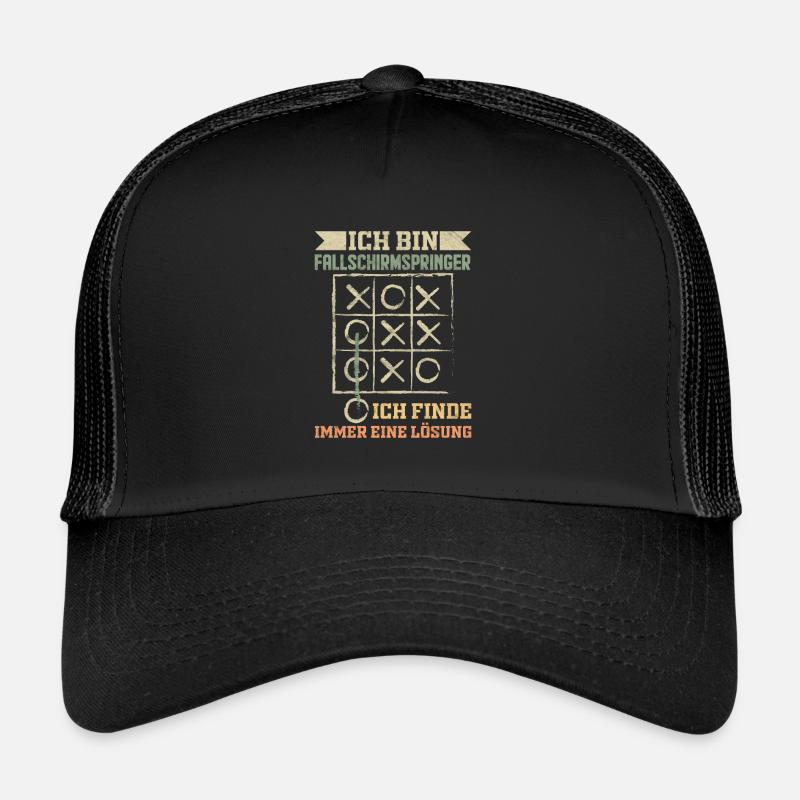 Fallschirmspringer Fallschirmjäger Geschenk Trucker Cap