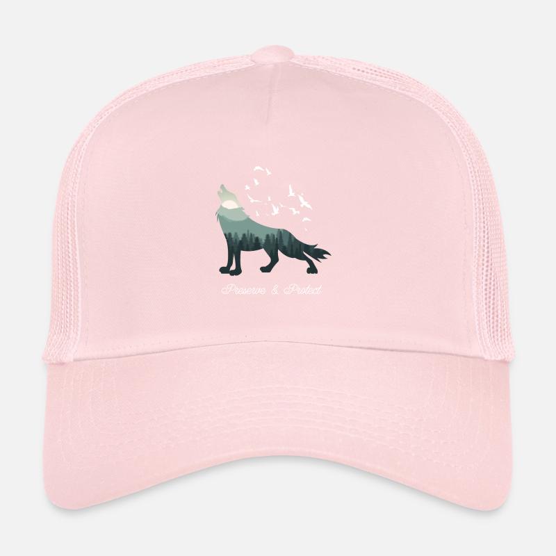 Wolf Trucker Cap