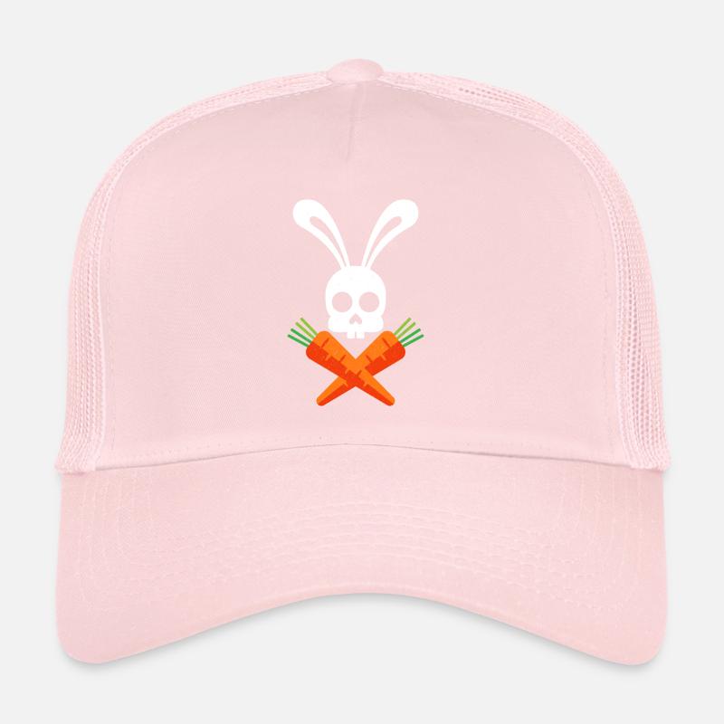Easter bunny skull funny gift Trucker Cap