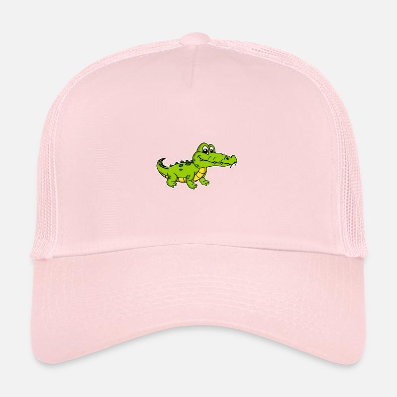 Cute Aligator Crocodile Costume Gift Idea Trucker Cap