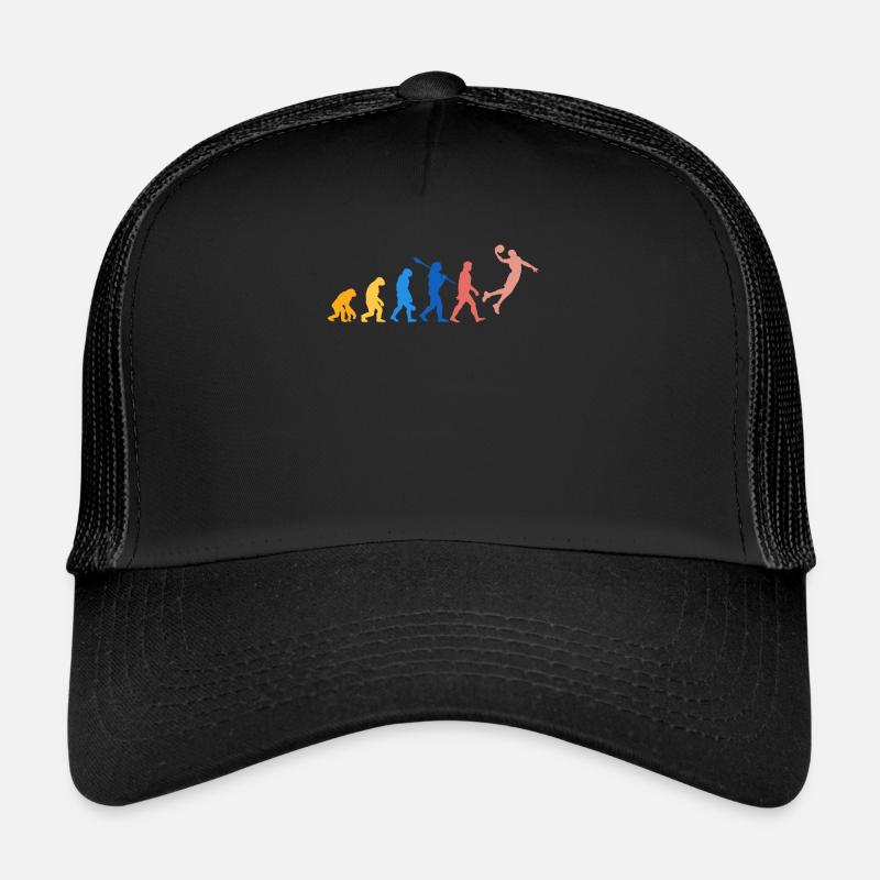 Evolution Basketballer Basketball - Trucker Cap - Schwarz/Schwarz