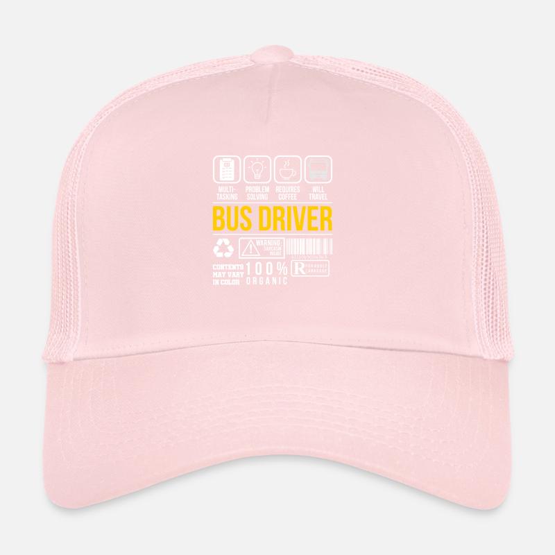 Chauffeur d'autobus scolaire Casquette trucker 