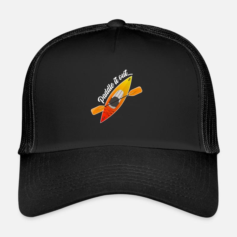 Kayak Paddle It Out - Casquette trucker  - noir/noir