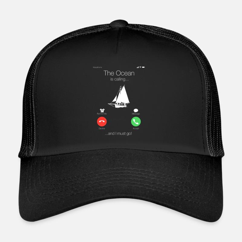 Cadeau de propriétaire de bateau à voile Casquette trucker 