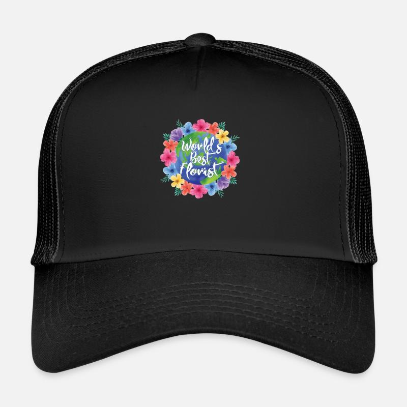 Weltbester Florist Blumenstrauß Floristen Trucker Cap