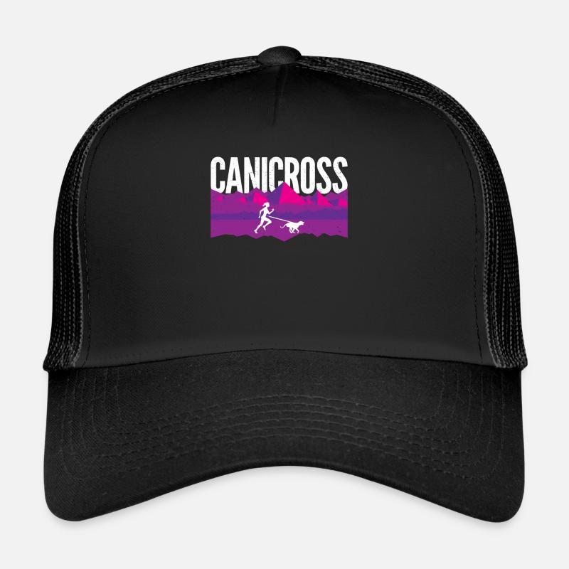 Canicross run with dog - Trucker Cap - black/black