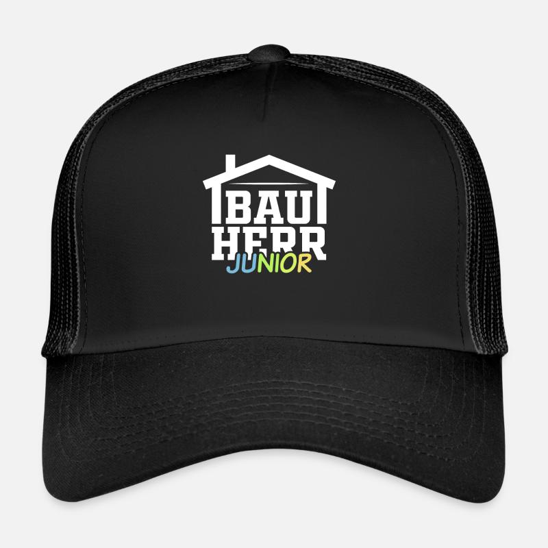 Bauherr Junior Kind Kinder Sohn Geschenk Trucker Cap
