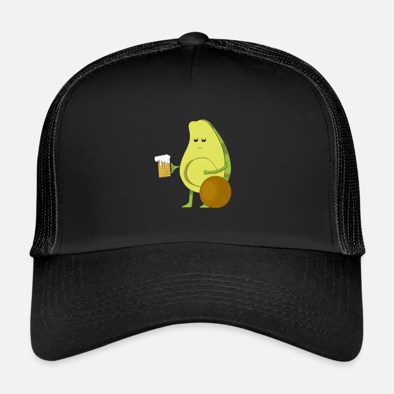Avocado - Trucker Cap - Schwarz/Schwarz
