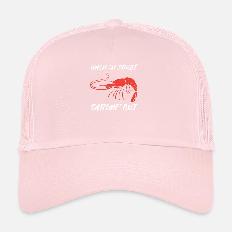 When In Doubt Shrimp Out Jiu Jitsu Shrimp Trucker Cap