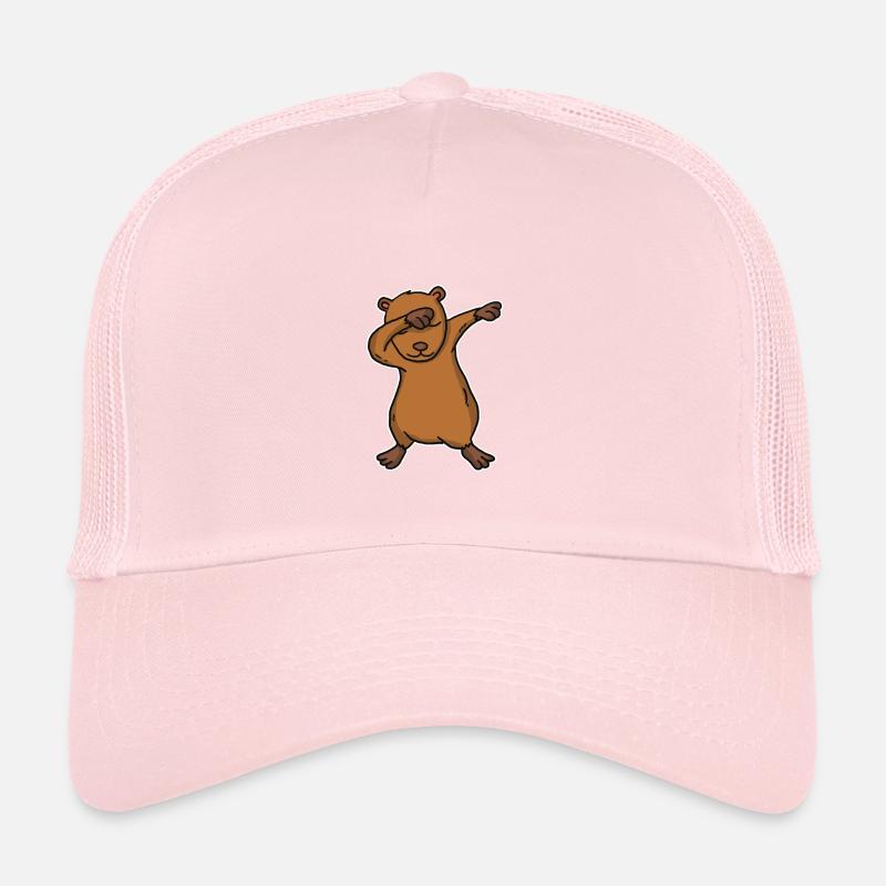 Lustiges Dabbing Capybara Geschenk Trucker Cap