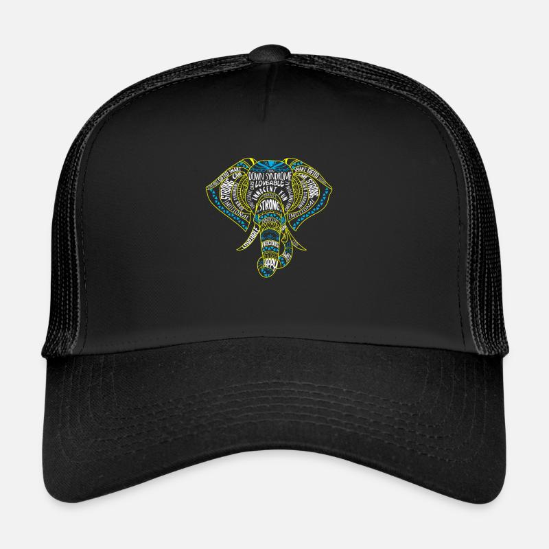Down Syndrome Elephant Awareness Special Education Trucker Cap