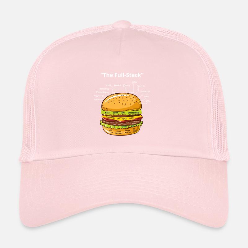 Computer Programmer Coders Software Burger Lovers Trucker Cap