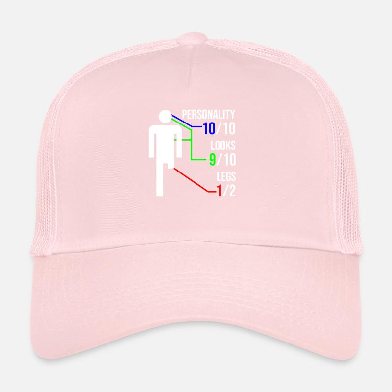 Leg amputation gift disability Trucker Cap