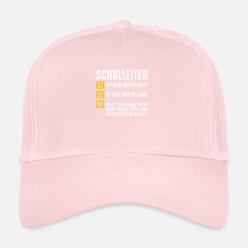 Lustiges Schulleiter Geschenk Trucker Cap