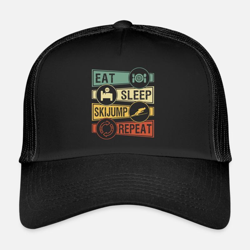 ski jumping Trucker Cap