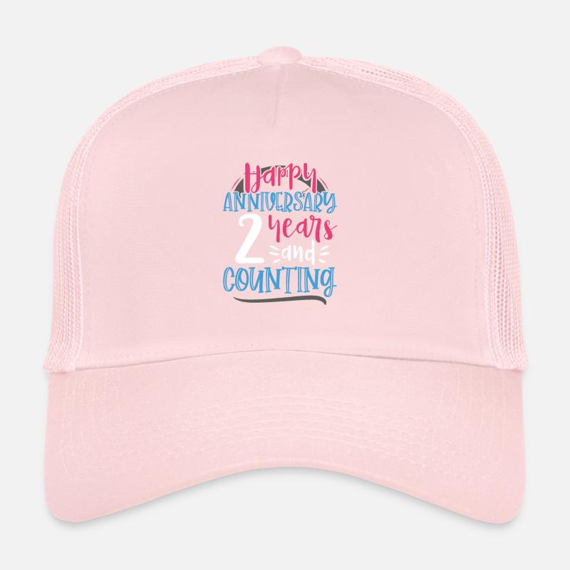 Happy Anniversary 2 Years and Counting 2nd Trucker Cap