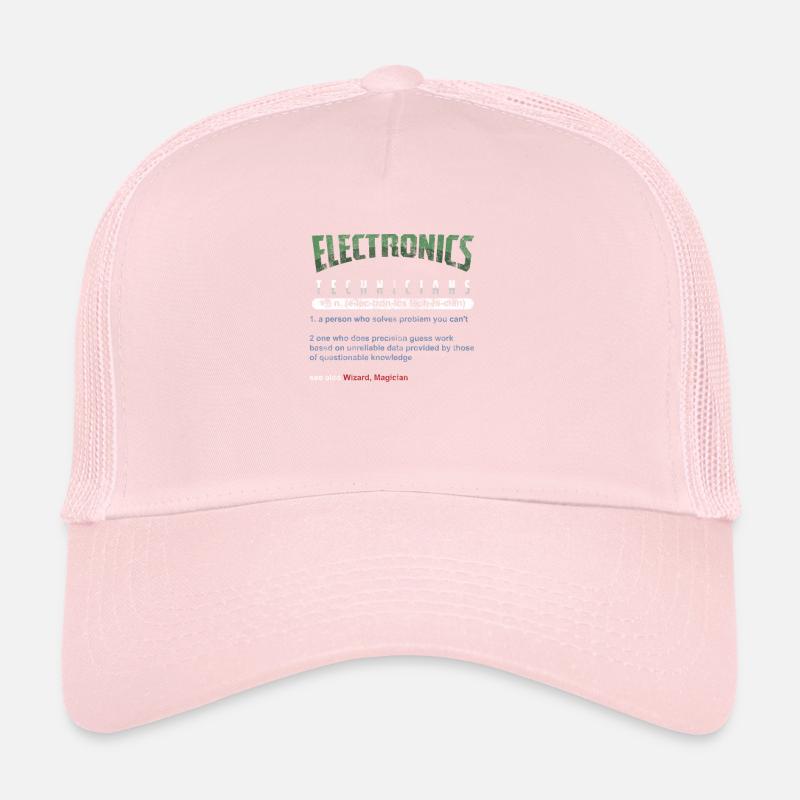 Cadeau technique de techniciens en électronique Casquette trucker 