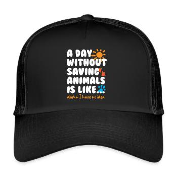 Veterinarian Veterinarian - Trucker Cap - black/black - Front
