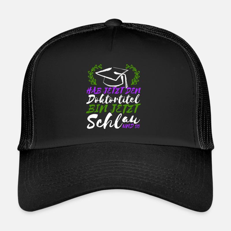 Geschenk zum Doktortitel Doktor Promotion Trucker Cap
