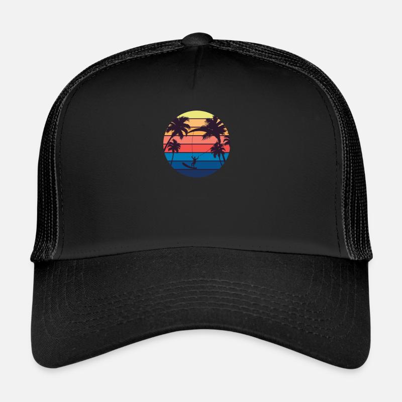 Kite surfing - Trucker Cap - black/black