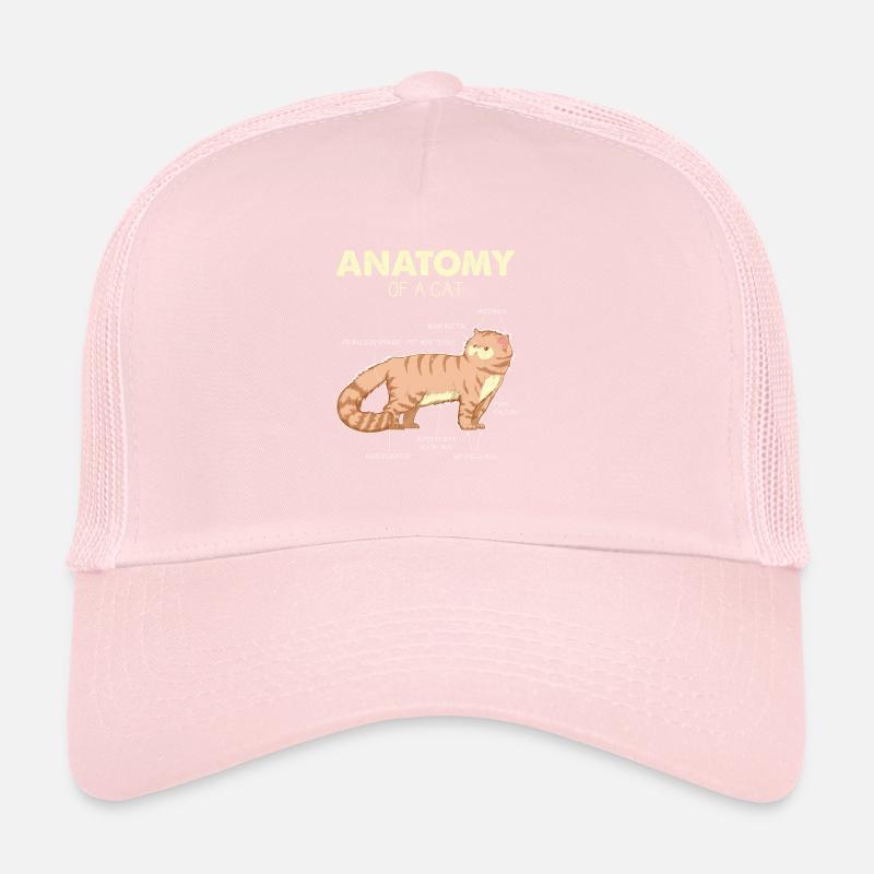 Anatomie de chat d'un chat - cadeaux de chat drôle Casquette trucker 