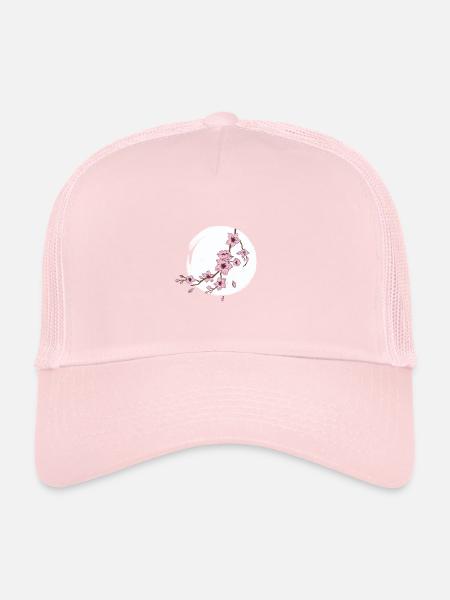 Kirschblüte Mond - Trucker Cap - Hellrosa - Vorne