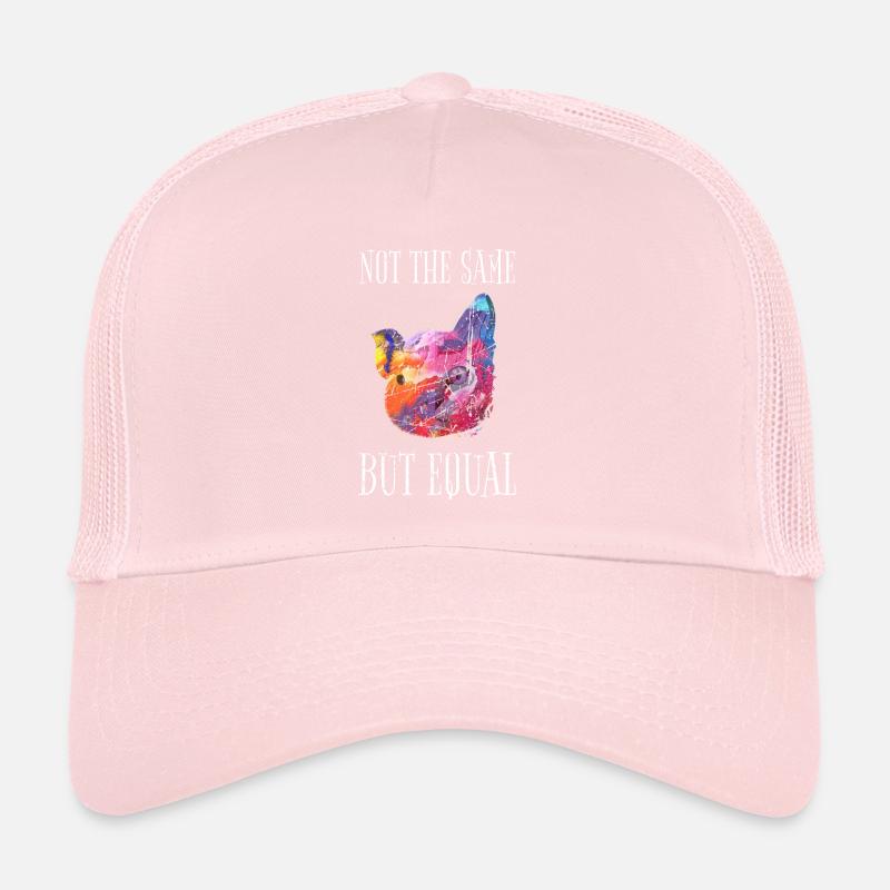 Vegan Tierschutz Not The Same But Equal Veganer Trucker Cap