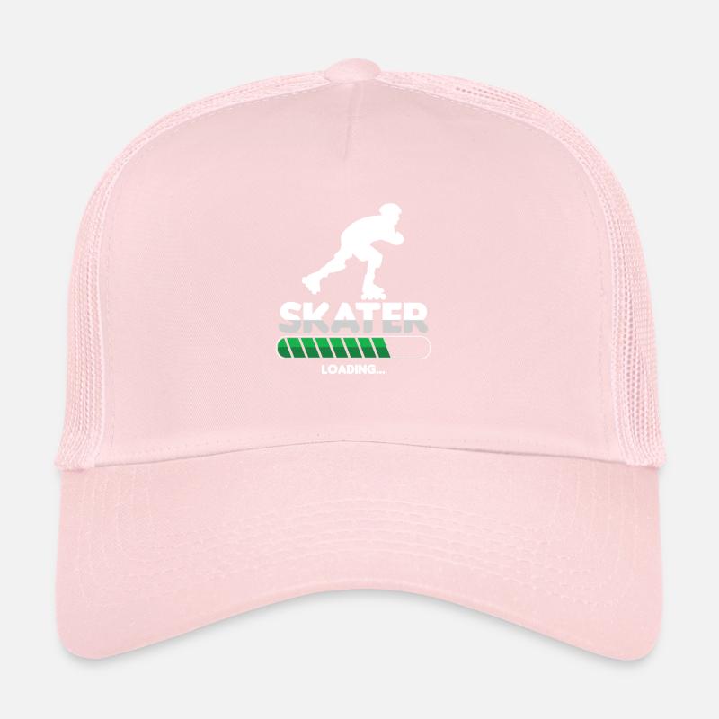 Skater Loading Inline Skating Rollerblading Gift Trucker Cap