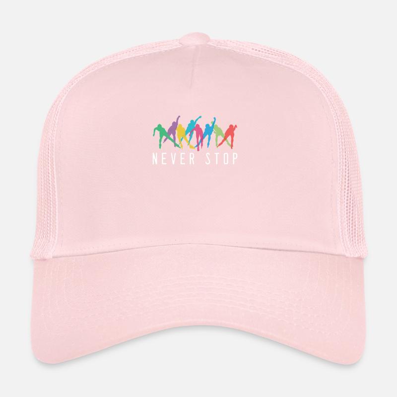 Ne jamais arrêter rollerblading roller en ligne Casquette trucker 