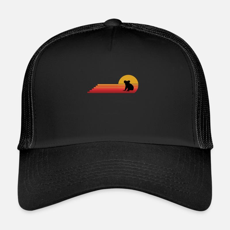 Koala Beuteltier Rétro Vintage Style Idée cadeau Casquette trucker 