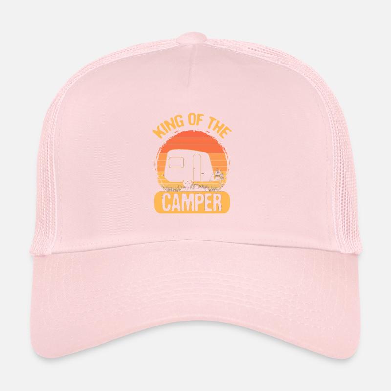 Cadeau de camping roi du cadeau de campeur Casquette trucker 