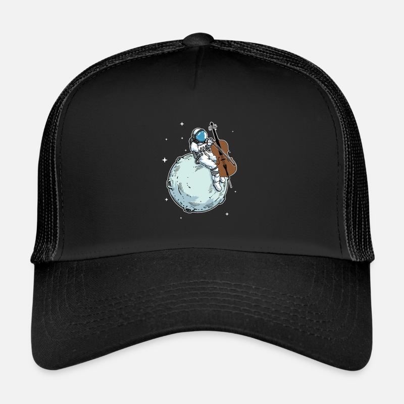 Astronaute Jouer violoncelle musique violoncelle amant Casquette trucker 