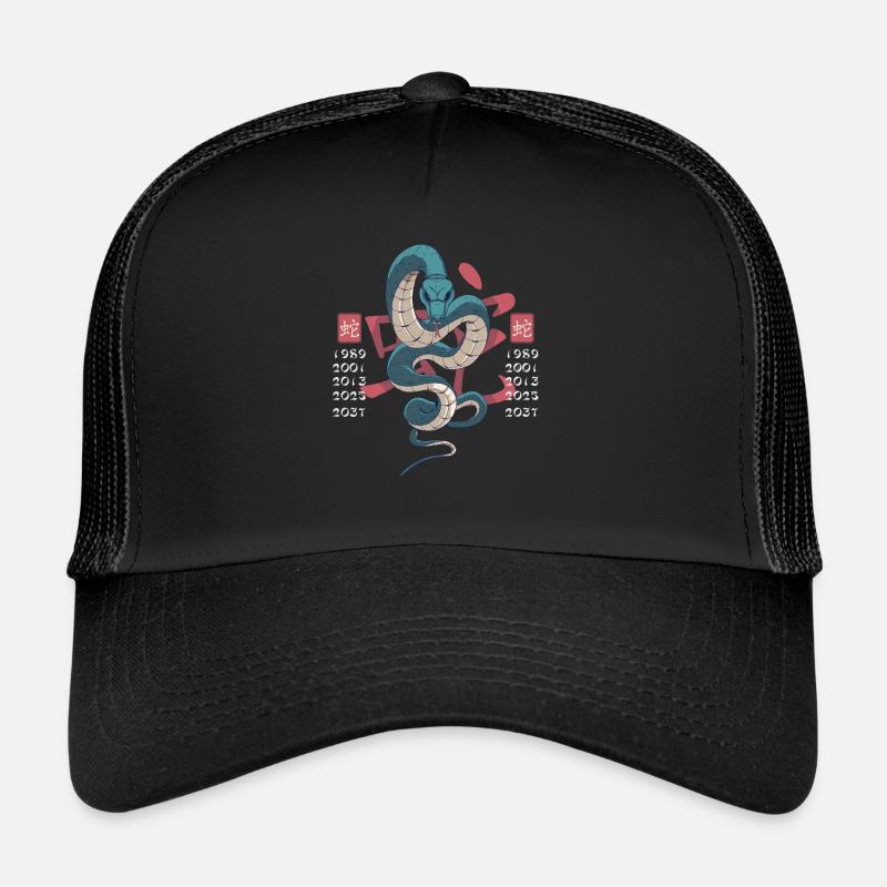Jahr der Schlange Trucker Cap