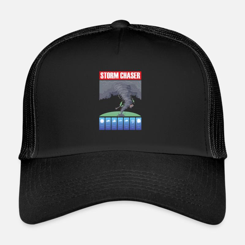 Storm Chaser Hurricane Meteorology Tornado Gift Trucker Cap