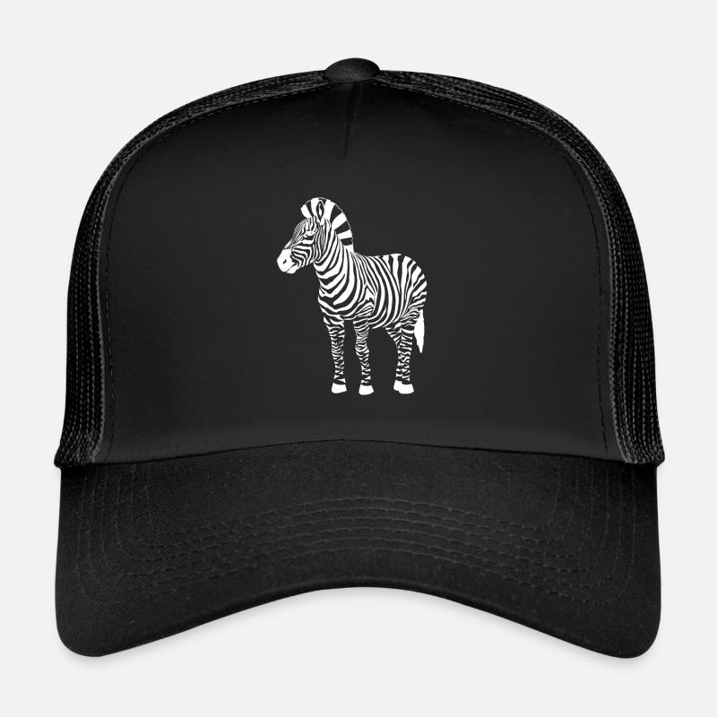 Zebra - Trucker Cap - Schwarz/Schwarz