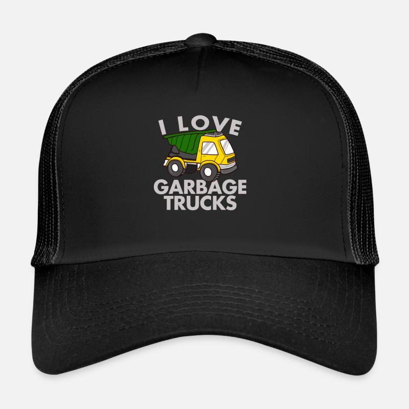 Love Garbage Trucks Casquette trucker 