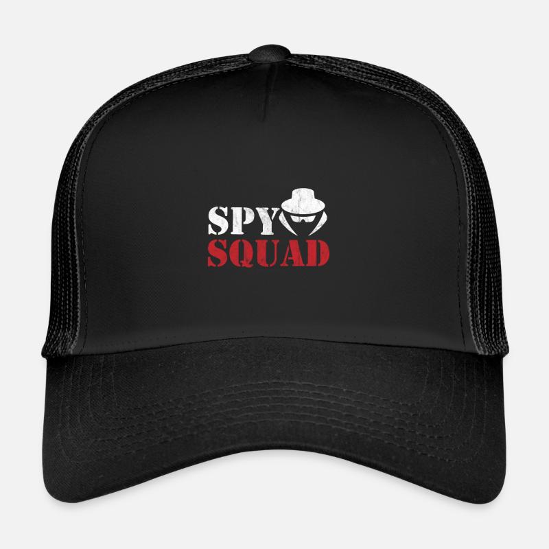 Agent secret espion Casquette trucker 