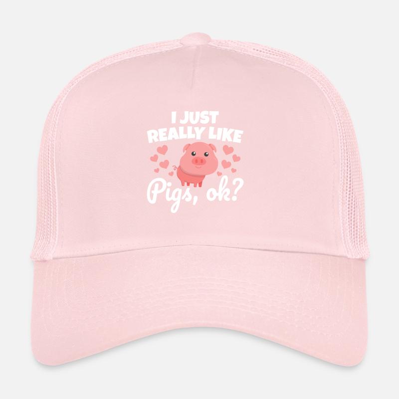 Cochons drôles mignons Casquette trucker 