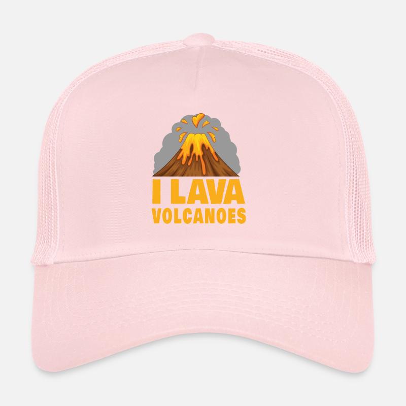 Volcano Lava Funny Trucker Cap