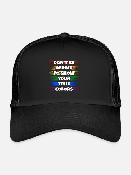 Lgbt - Trucker Cap - Schwarz/Schwarz