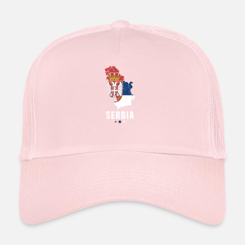 Serbie Drapeau serbe Casquette trucker 
