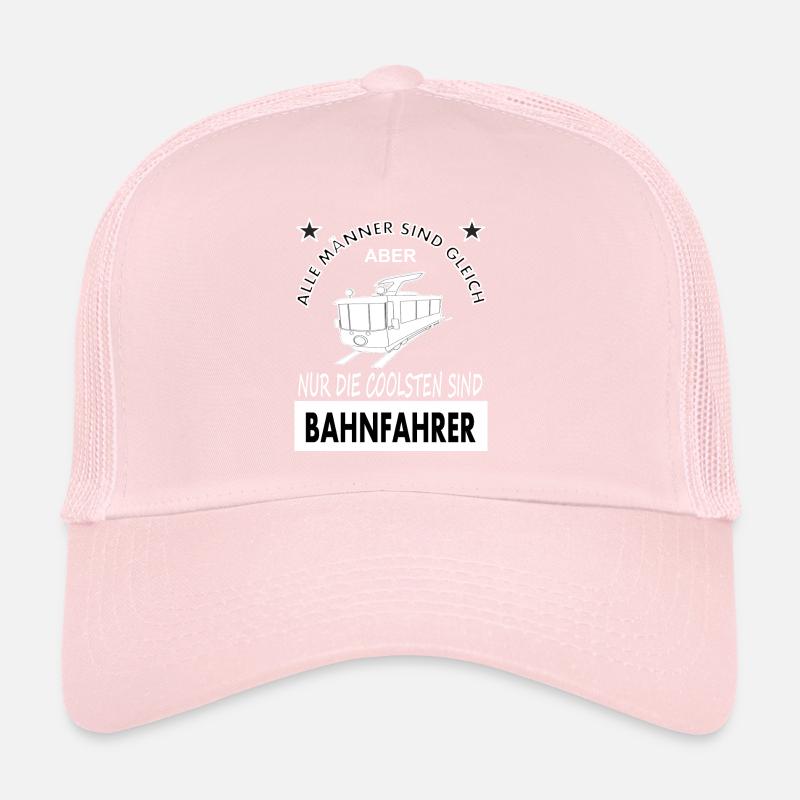 Bahnfahrer Spruch Straßenbahn fahren Geschenkidee Trucker Cap