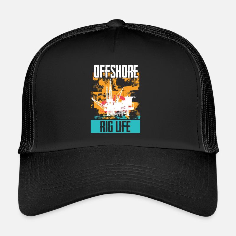 Oilfield Worker Drilling Roughneck Casquette trucker 