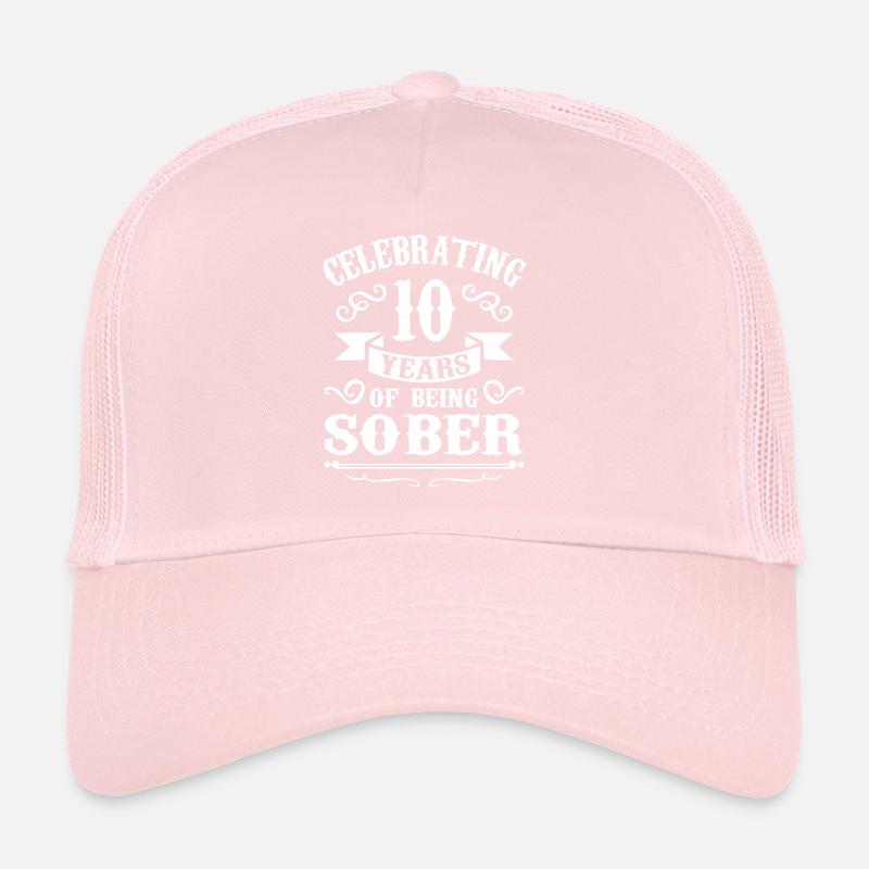 10 ans d’anniversaire de sobriété sobre Casquette trucker 