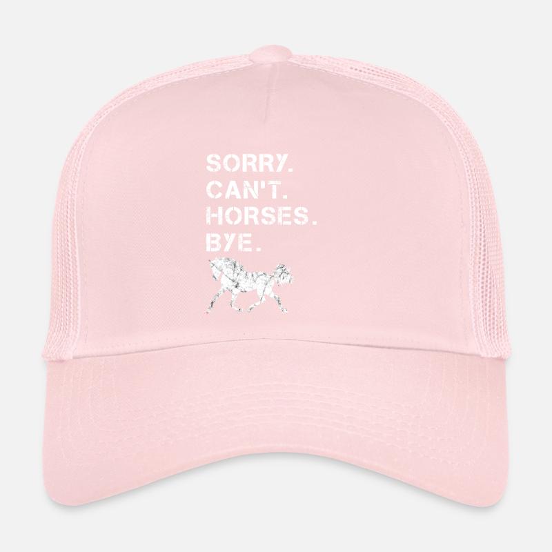 Drôle de cheval cavalière Casquette trucker 
