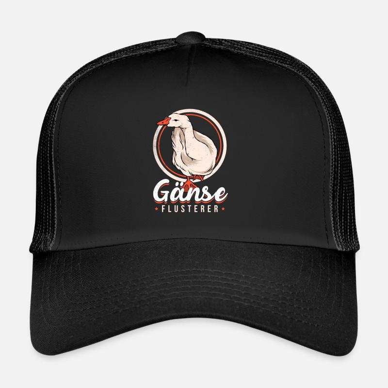 Gans - Trucker Cap - Schwarz/Schwarz